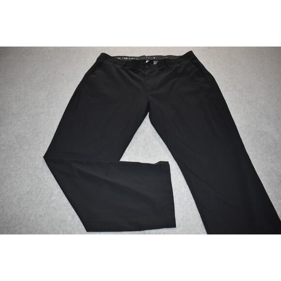 Under Armour Golf Pants Show Down Mens Size 42 x 32 Performance Polyester Black - Picture 1 of 6